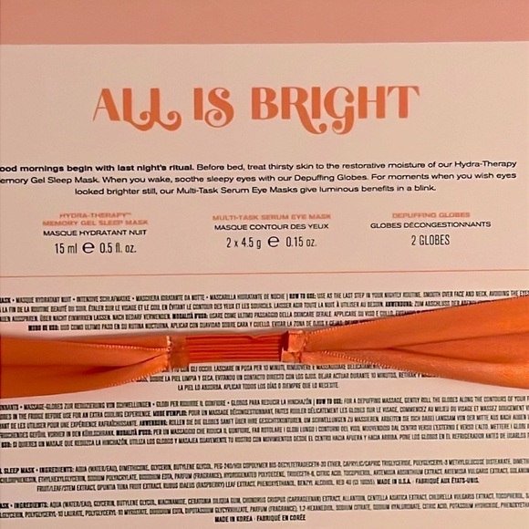 Brand New ERNO LASZLO Hydra-Therapy Memory Gel Sleep Masks Depuffing Globes Gift - Picture 16 of 16